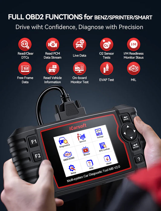 iCarsoft MB V2.0 Car Diagnostic Tool For Mercedes-Benz/Sprinter/Smart