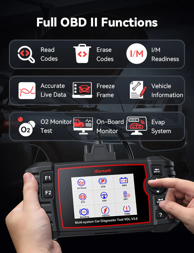 iCarsoft VOL V3.0 Car Diagnostic Tool For Volvo/Saab