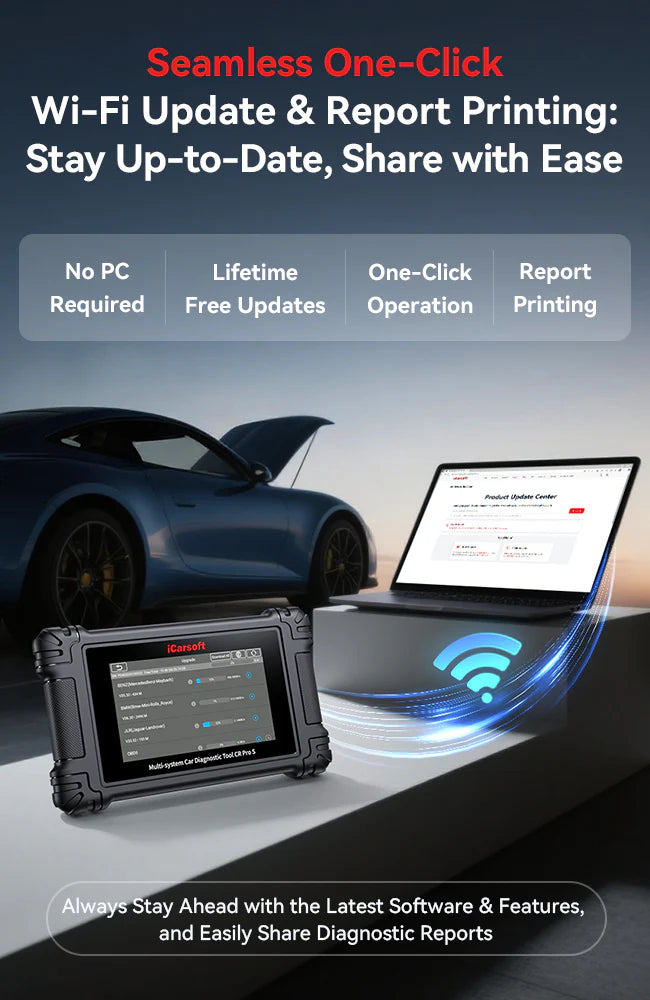 iCarsoft CR Pro S Car Diagnostic Tool with Touchscreen & WIFI