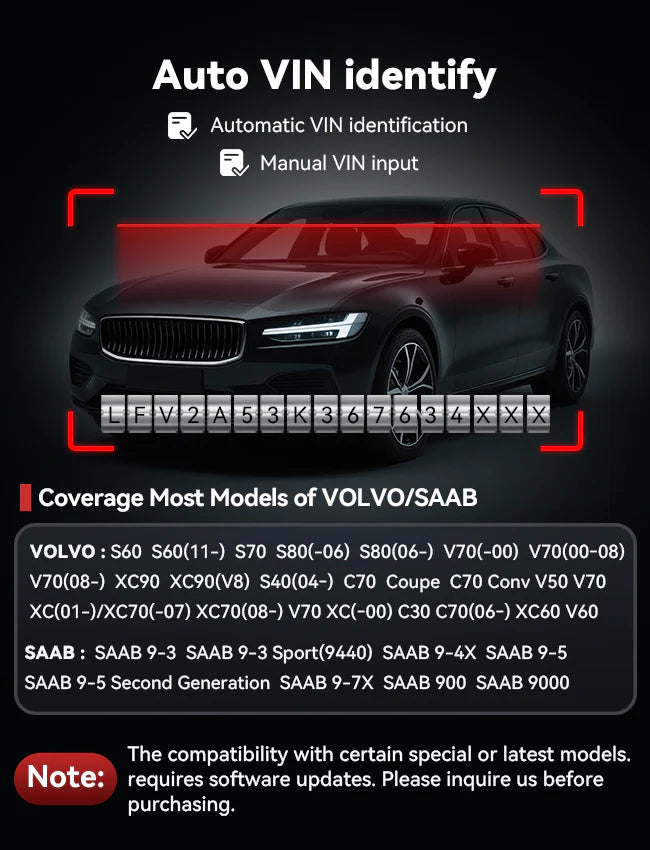 iCarsoft VOL V3.0 Car Diagnostic Tool For Volvo/Saab