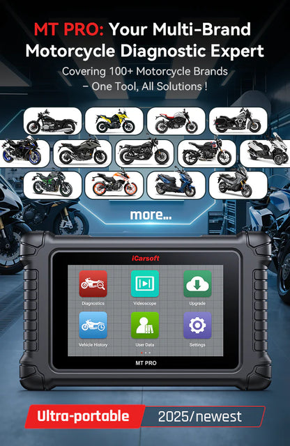 MT PRO iCarsoft Motorcycle Diagnostic Tool