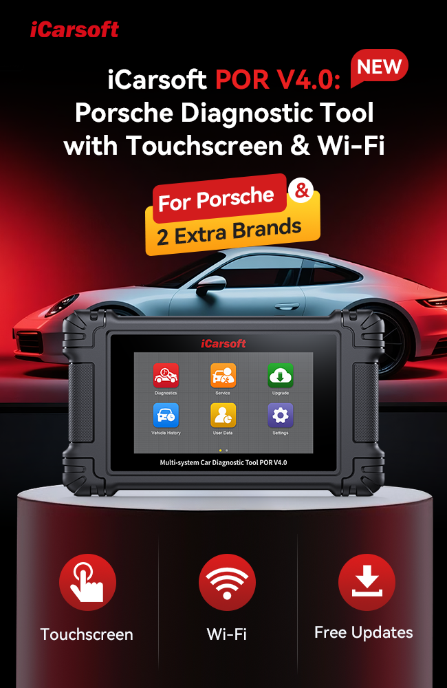 iCarsoft POR V4.0 Diagnostic tool For Porsche