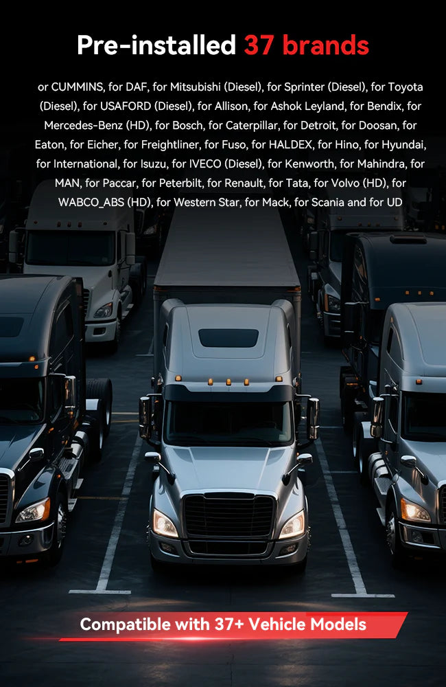 iCarsoft HD V4.0 Multi-system Heavy Duty Vehicles Diagnostic Tool