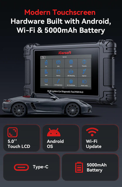 iCarsoft POR V4.0 Diagnostic tool For Porsche