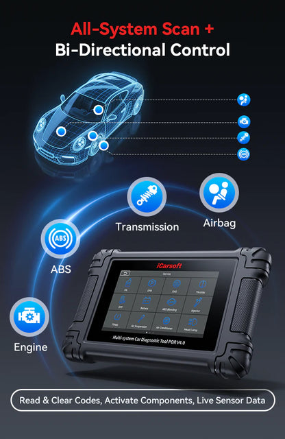 iCarsoft POR V4.0 Diagnostic tool For Porsche