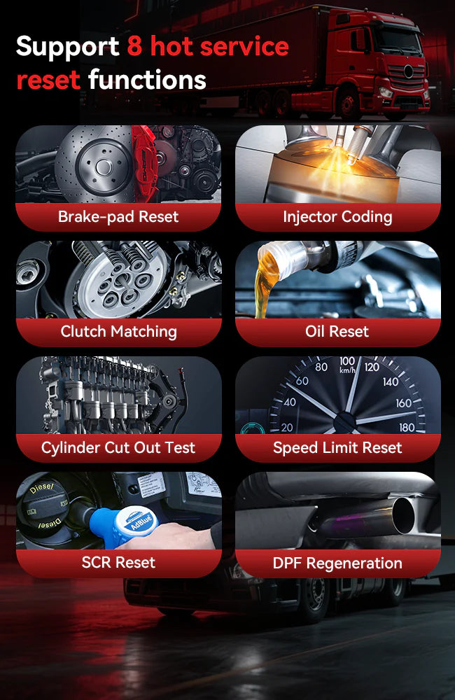iCarsoft HD V4.0 Multi-system Heavy Duty Vehicles Diagnostic Tool