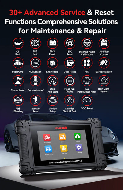 iCarsoft FR V4.0 for French and Italia Vehicle Makes with Touchscreen & Wifi