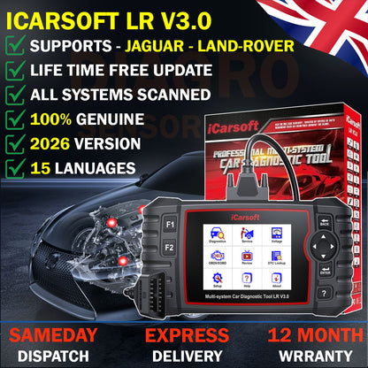 iCarsoft LR V3.0 Diagnostic Tool for Land Rover / Jaguar