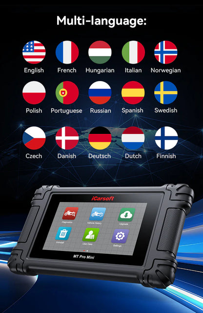 iCarsoft MT Pro Mini Diagnostic Tool For Most Motorcycles