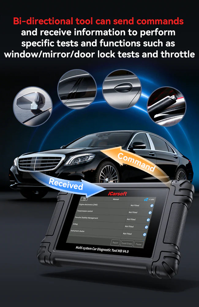iCarsoft MB V4.0 Diagnostic Tool