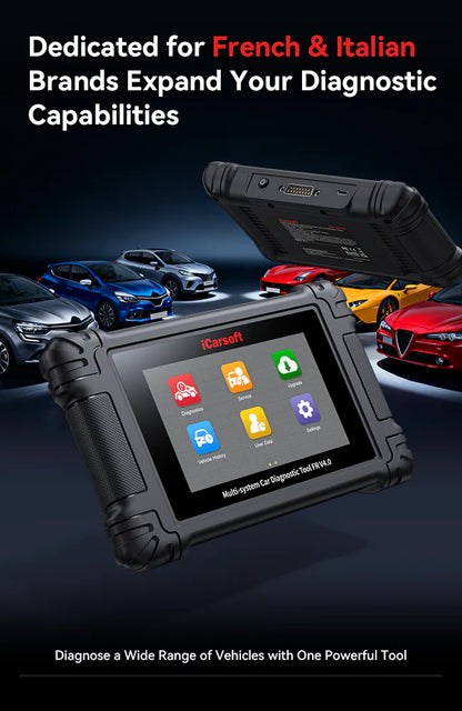 iCarsoft FR V4.0 for French and Italia Vehicle Makes with Touchscreen & Wifi