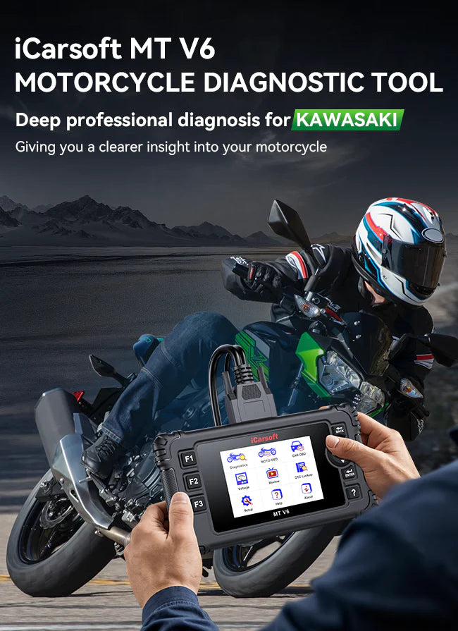 KAWASAKI MT V6 iCarsoft Motorcycle Diagnostic Tool