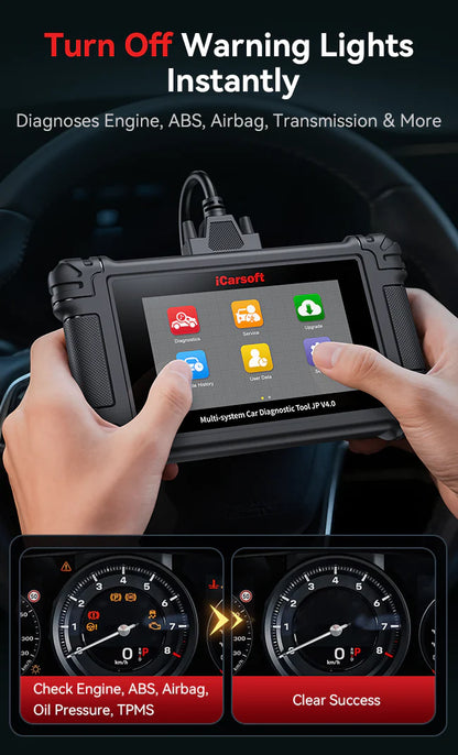 iCarsoft JP V4.0 for Japanese and Korean Vehicle Makes