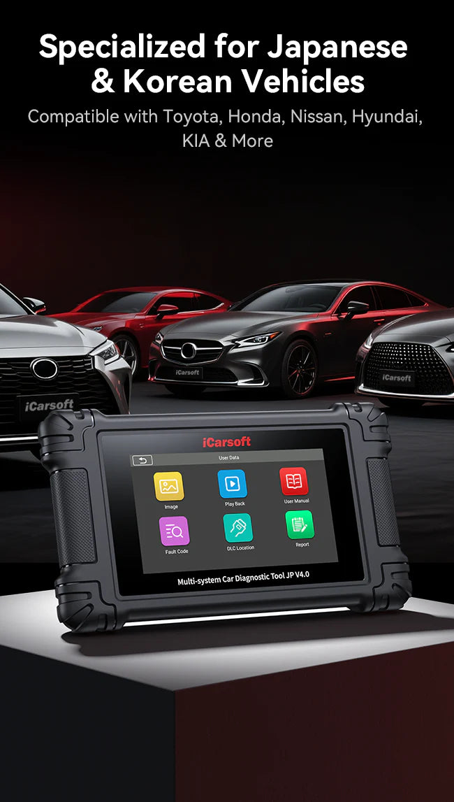 iCarsoft JP V4.0 for Japanese and Korean Vehicle Makes