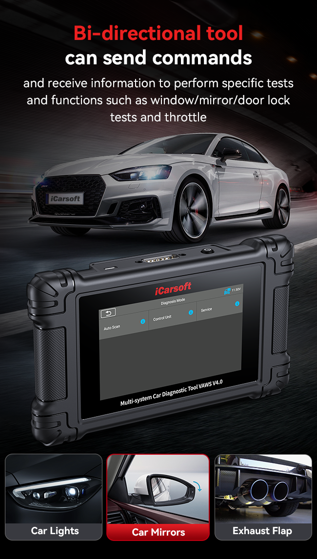 iCarsoft VAWS V4.0 [ For Audi/VW/Seat/Skoda + 2 Extra Brands ]