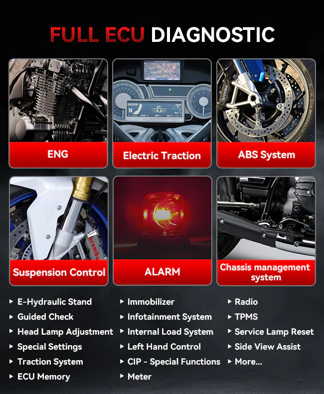 BMW MT V6 iCarsoft Motorcycle Diagnostic Tool