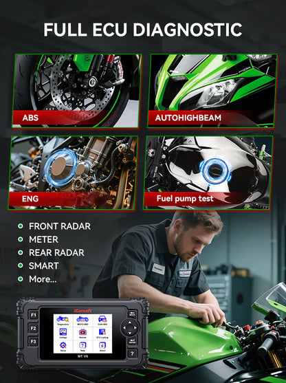 KAWASAKI MT V6 iCarsoft Motorcycle Diagnostic Tool