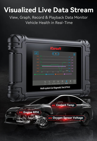 iCarsoft JP V4.0 for Japanese and Korean Vehicle Makes
