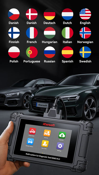 iCarsoft VAWS V4.0 [ For Audi/VW/Seat/Skoda + 2 Extra Brands ]