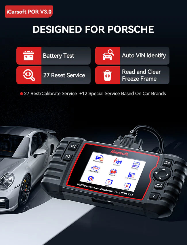 iCarsoft POR V3.0 Diagnostic Tool for Porsche