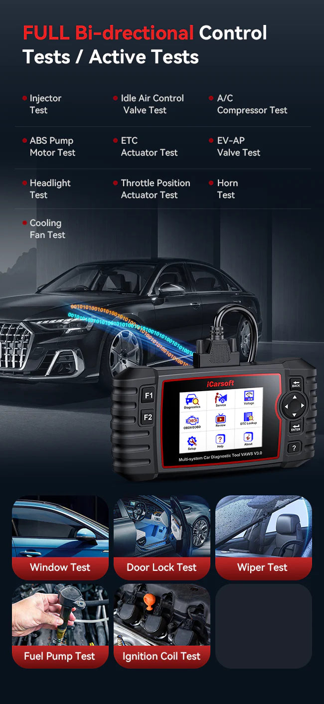 iCarsoft VAWS V3.0 Car Diagnostic Tool For Audi/VW/Skoda
