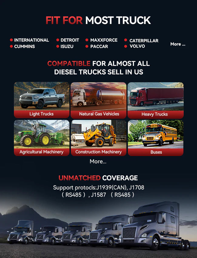 iCarsoft HD V3.0 Heavy Duty Diagnostic Tool