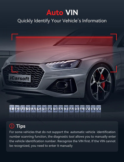 iCarsoft VAWS V2.0 Car Diagnostic Tool For Audi/VW/Skoda/Seat