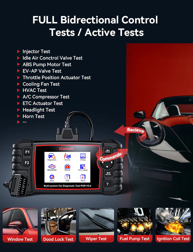 iCarsoft POR V3.0 Diagnostic Tool for Porsche