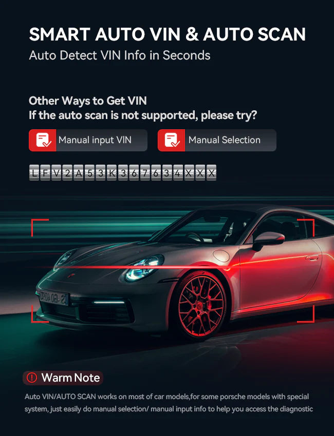 iCarsoft POR V3.0 Diagnostic Tool for Porsche