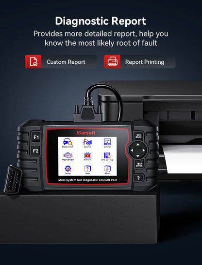 iCarsoft MB V3.0 Car Diagnostic Tool For Mercedes-Benz/Sprinter/Smart