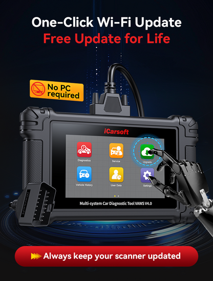 iCarsoft VAWS V4.0 [ For Audi/VW/Seat/Skoda + 2 Extra Brands ]