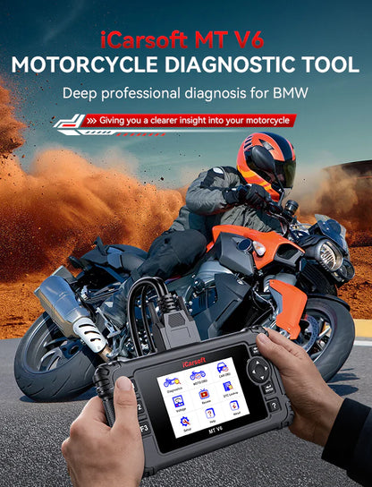 BMW MT V6 iCarsoft Motorcycle Diagnostic Tool