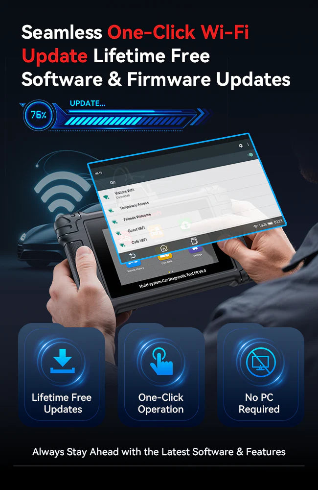 iCarsoft FR V4.0 for French and Italia Vehicle Makes with Touchscreen & Wifi
