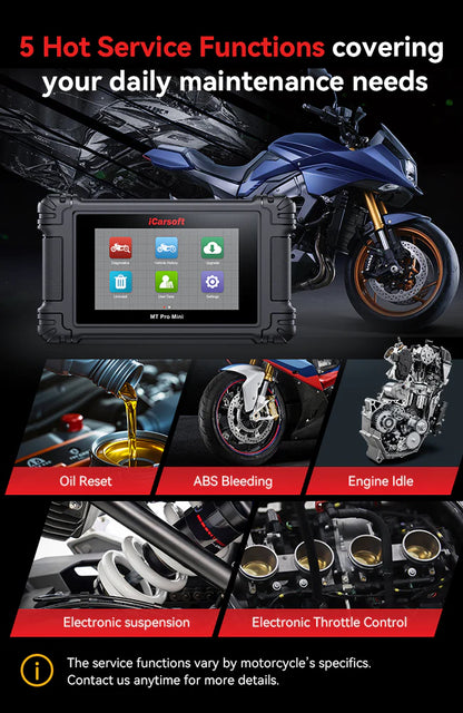 iCarsoft MT Pro Mini Diagnostic Tool For Most Motorcycles