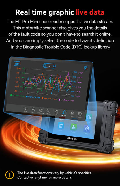 iCarsoft MT Pro Mini Diagnostic Tool For Most Motorcycles