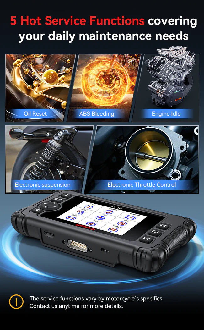 MT V6 Plus iCarsoft Motorcycle Diagnostic Tool
