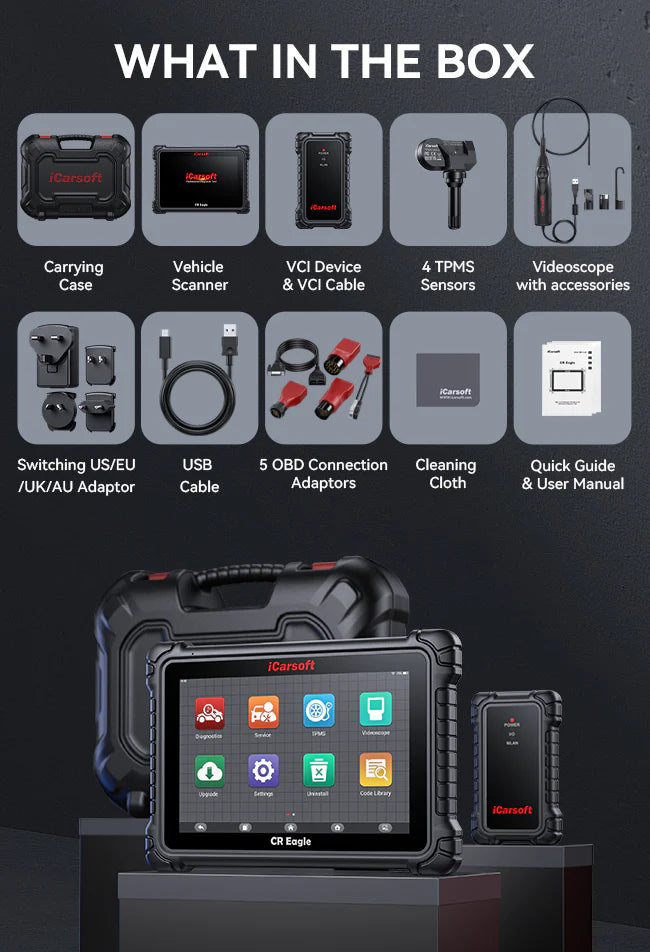 iCarsoft CR Eagle Professional Diagnostic Tool
