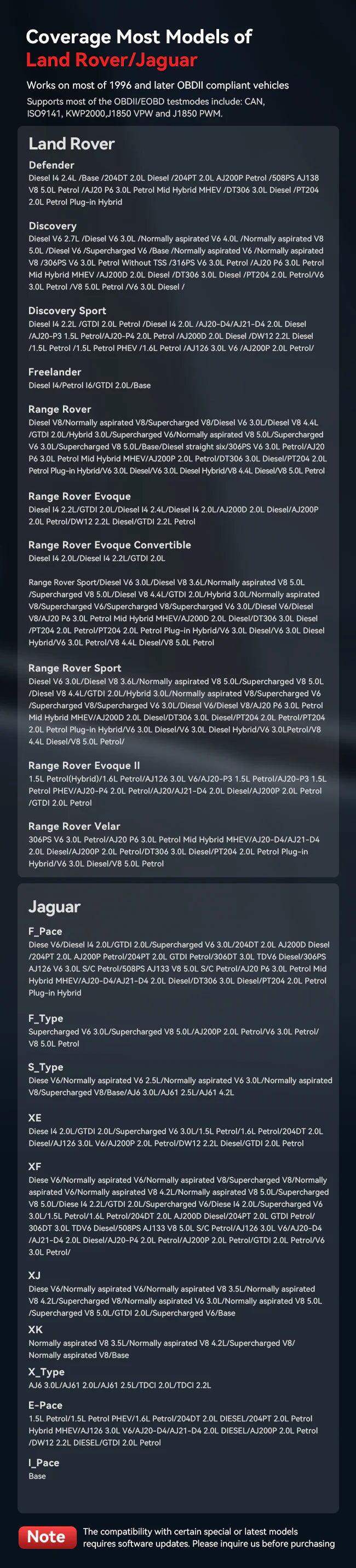 iCarsoft LR V2.0 Car Diagnostic Tool For Land Rover / Jaguar