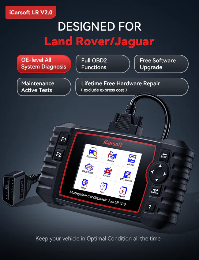 iCarsoft LR V2.0 Car Diagnostic Tool For Land Rover / Jaguar