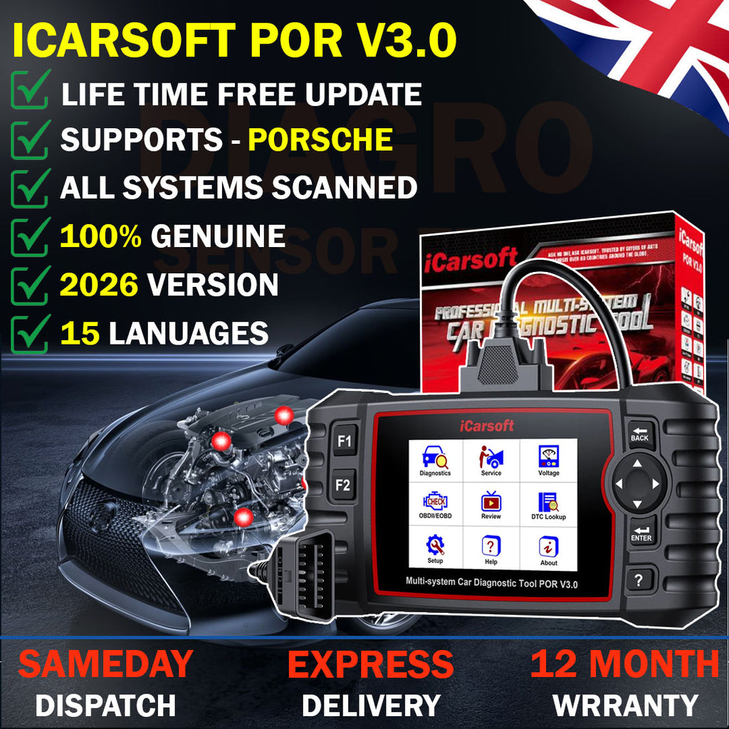 iCarsoft POR V3.0 Diagnostic Tool for Porsche