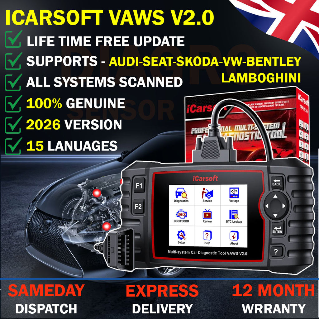 iCarsoft VAWS V2.0 Car Diagnostic Tool For Audi/VW/Skoda/Seat