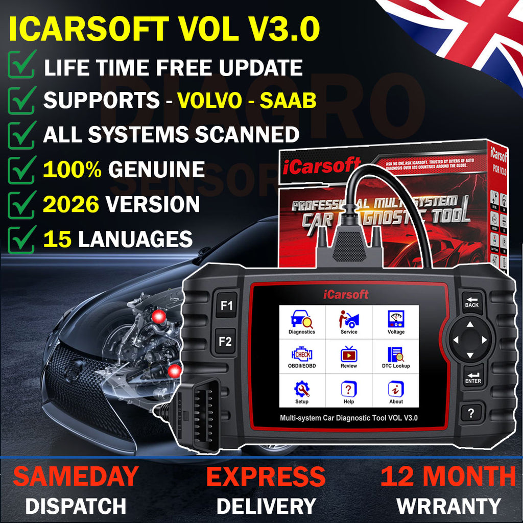 iCarsoft VOL V3.0 Car Diagnostic Tool For Volvo/Saab