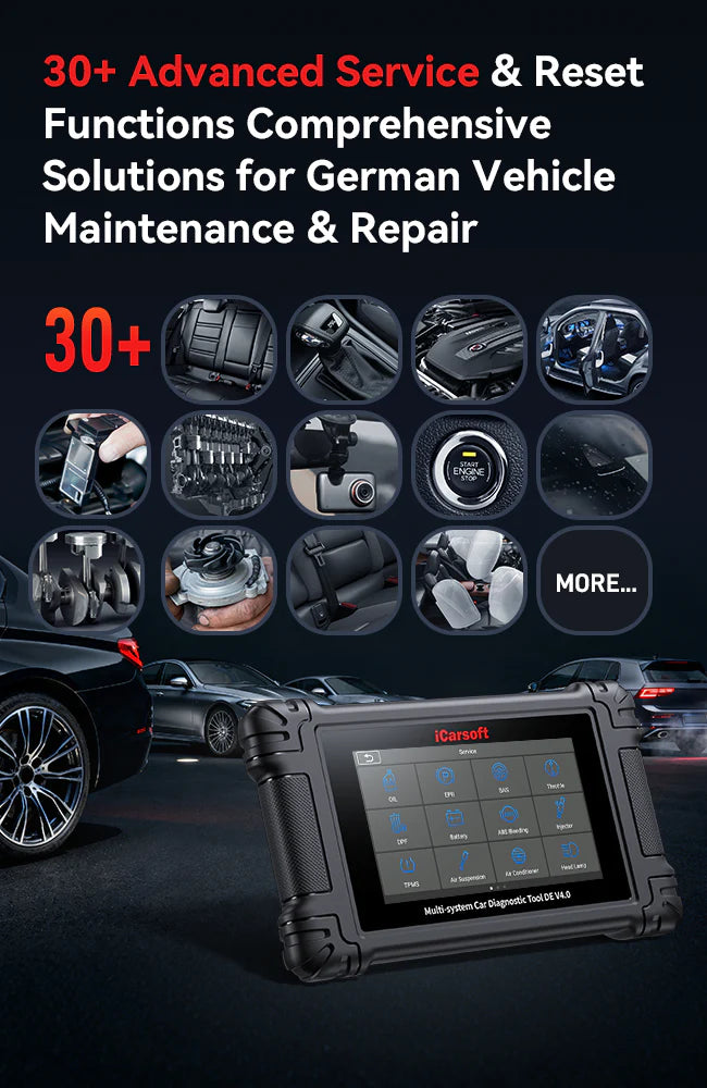 iCarsoft DE V4.0 for German Vehicle Makes with Touchscreen & Wifi