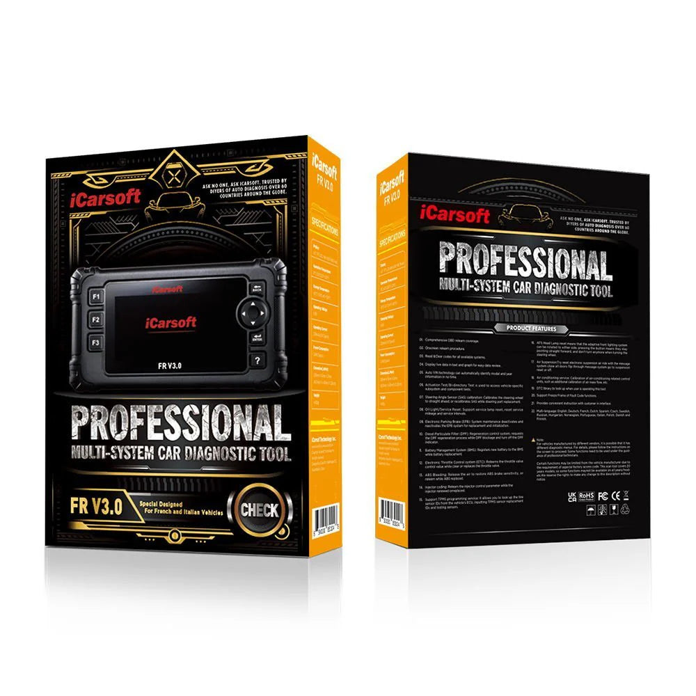 iCarsoft FR V3.0 Car Diagnostic Tool For Citroen/Peugeot/Renault/Fiat/Alfa Romeo