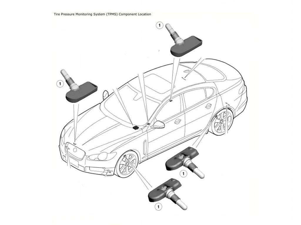Tyre Pressure Monitor Sensor (TPMS) - OEM 52940BV100